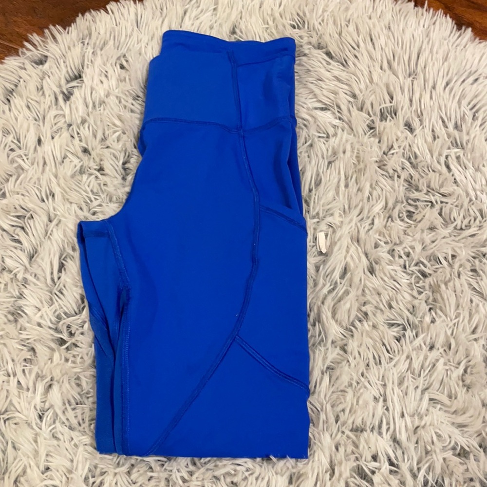 Blue lulu lemon leggings
